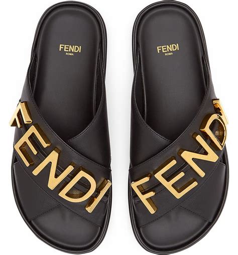 fendi roma women's slides|Slides .